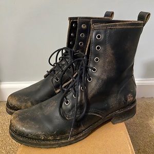 Frye Veronica Combat Boots